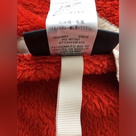 🏔Patagonia Re tool snap T fleece red pullover Red beige size M - Picture 8 of 11